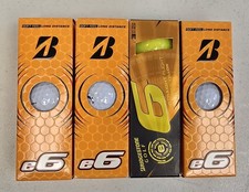 NEW Bridgestone e6 Soft Golf Balls 1 DOZEN Free Shipping White Yellow