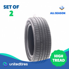 Set Of 2 Used 24555r19 Michelin Defender 2 107h - 9.532