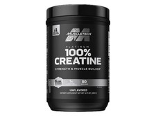 MuscleTech Platinum 100% Creatine Monohydrate Powder Unflavored, 14.1oz Ex. 8/27