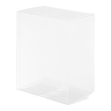 Plastic Retail Boxes 73x98x133mm with Protective Film Clear for Candy 30Pcs