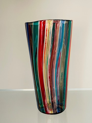 Cane Glass/ Vase by Gio Ponti Venini - Picture 4 of 12