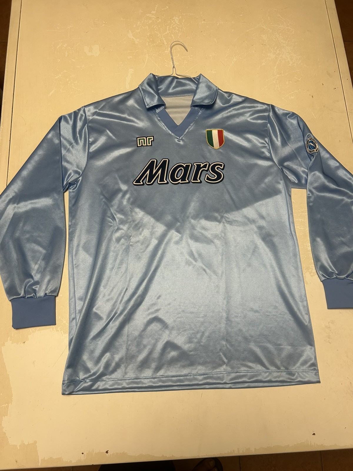 Maglia Calcio Napoli 90 91 NR Ennerre Mars Numero 5 Match Worn Issued ? Rara L