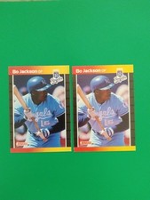 Bo Jackson 89 Donruss 2 Card Lot