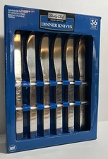 Daily Chef Dinner Knives~ New ~  Stainless Steel ~ 36 Pieces