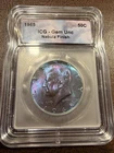 1965 GEM UNC Kennedy silver Half Dollar NEBULA FINISH TONER