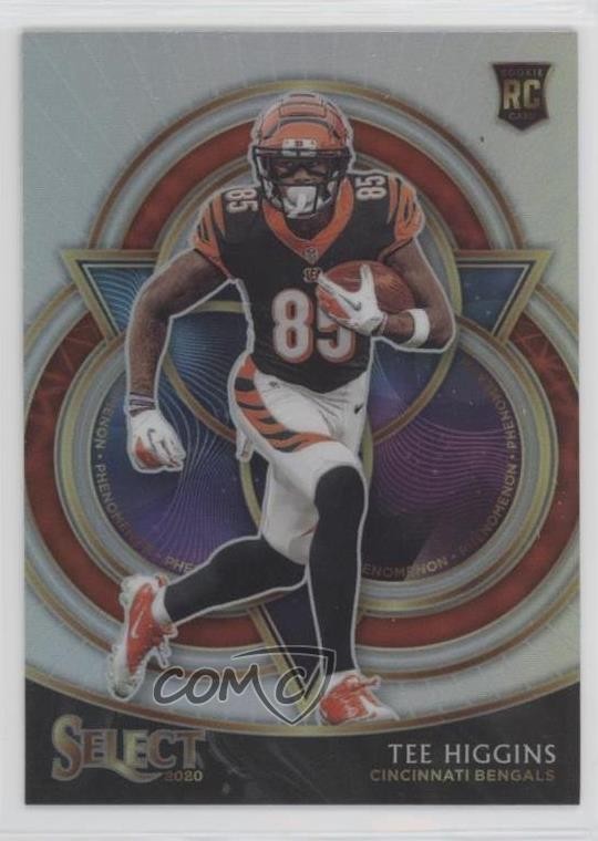 2020 Panini Select Phenomenon Silver Prizm Tee Higgins #P23 rf2