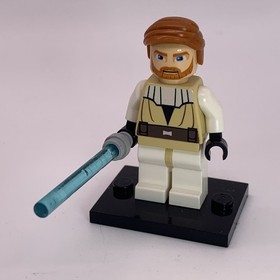 Lego Obi-Wan Kenobi sw0197 Minifigure from 7931, Retired