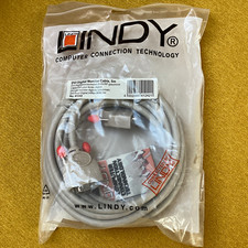 Lindy 41242 Shielded DVI Digital Monitor Cable DVI-D M/M 5m Grey 1:1