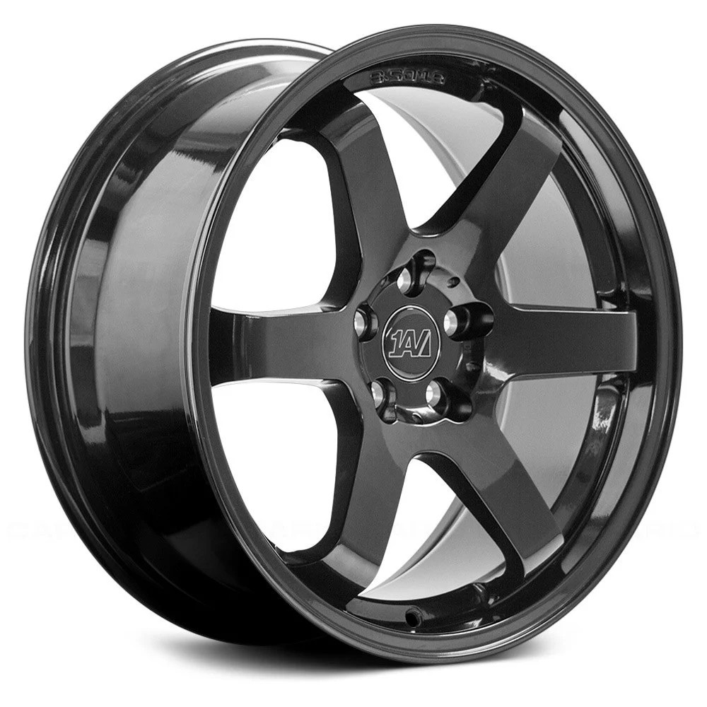 1AV ZX6 Wheel 18x8.5 (40, 5x114.3, 72.6) Black Single Rim | eBay