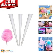 Hochwertige 11 Zoll Zuckerwatte Zapfen - 100 Stück für süße Feiern