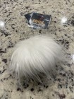 DreamWorks Trolls White Faux Fur Pom Pom Key Chain Metal Accent, One Size — photo 5