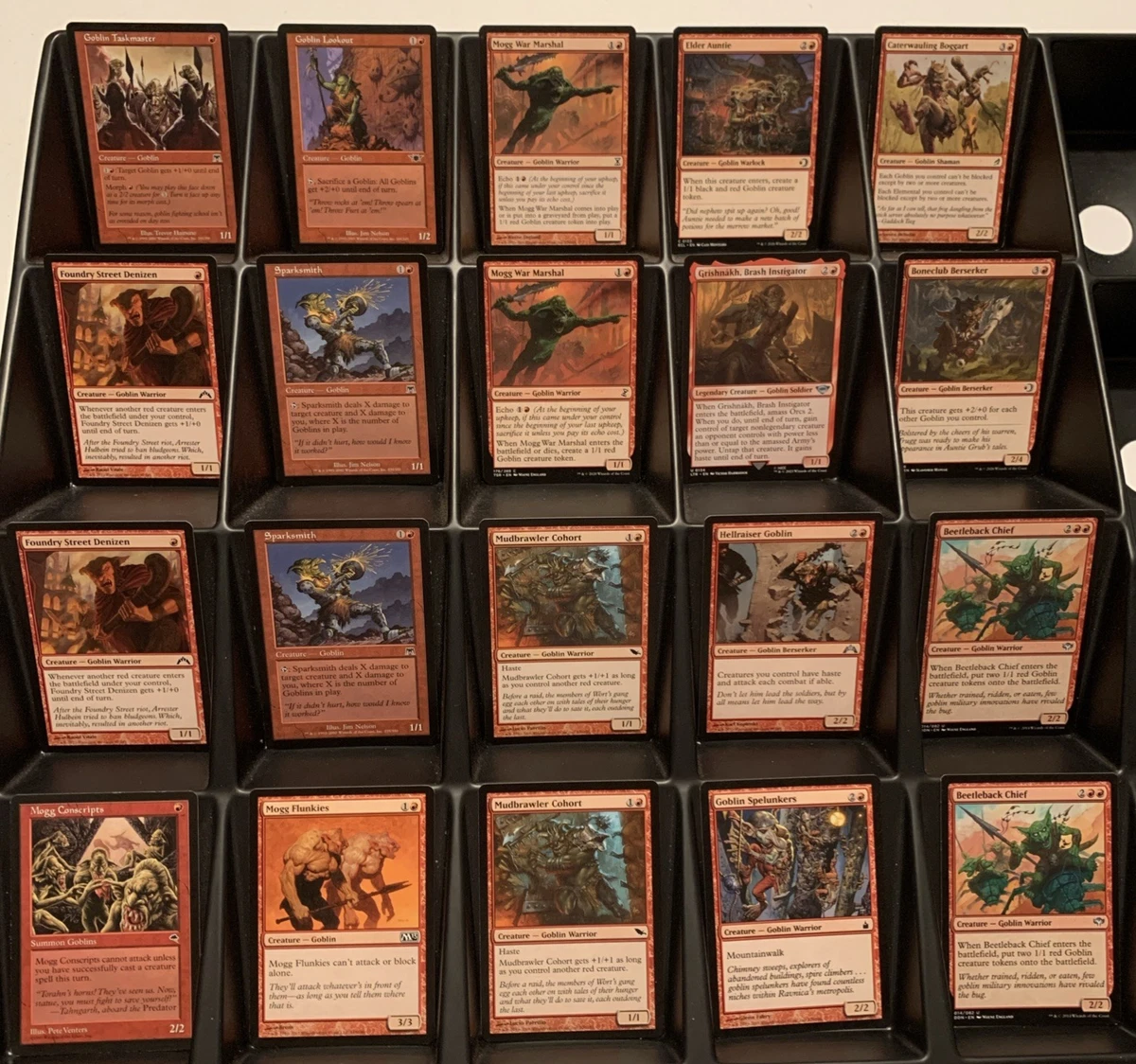 mtg soundwave commander deck Goblin EDH Deck Krenko, Mob Boss 100 Magic Cards Custom Deck Goblins Red Goblin Magic: The Gathering Red