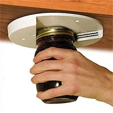 Jar Opener Under Cabinet Easy Grip Arthritis One Handed Kitchen Gadget
