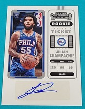 2022 Panini Contenders Auto    #149 Julian Champagnie  Basketball Card V2