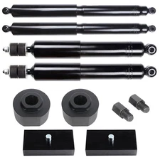 PICKOOR 2.5" F + 1" R Leveling Kit & Shock Strut For Ford F-250/ F350 Super Duty