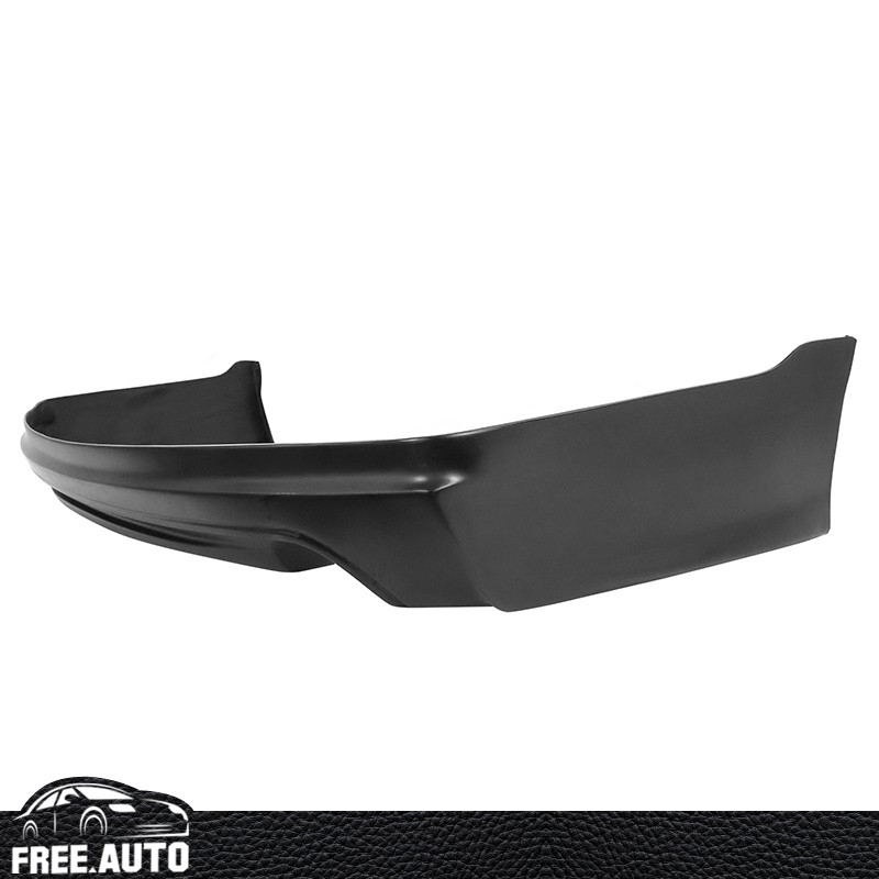 Fits 08-10 Honda Accord Rear Bumper Lip MUG Style Unpainted Black Spoiler PU