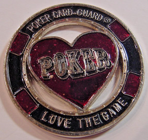 POKER CARD GUARD LOVE THE GAME