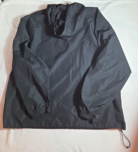 Champion Georgia Bulldog Mens 2XL Black Pullover Windbreaker Hoodie Jacket image 9