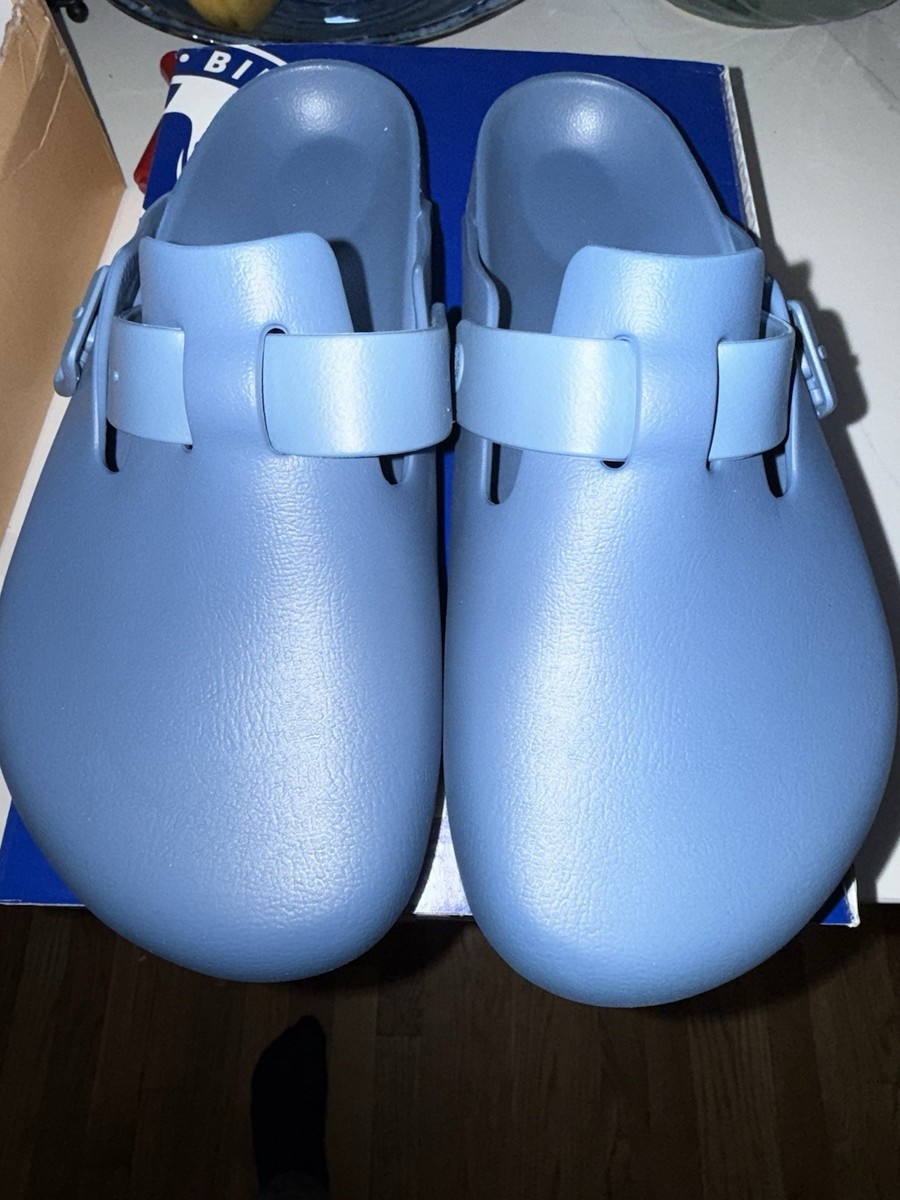 Birkenstock Boston EVA Essentials Clogs Mule Elemental Blue Adjustable Shoes 10 Boston Essentials EVA in Color Elemental Blue | BIRKENSTOCK US main image 2