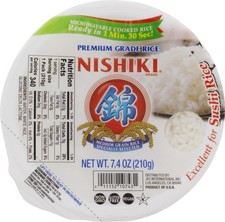 Nishiki Steamed White Rice, 7.4-Ounce (Pack of 6) 7.4 Ounce