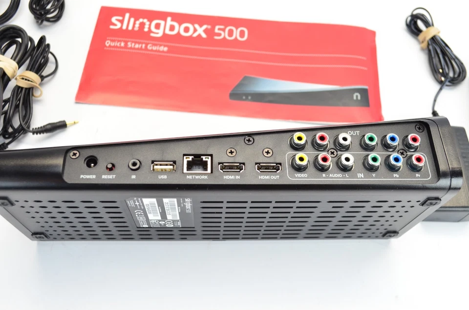 Slingbox SB500 Digital HD Media Streamer w AC Adapter & Receiver - Image 4 of 4
