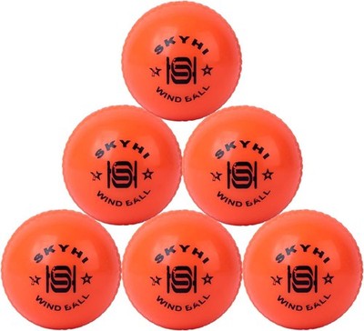 Skyhi Wind Cricket Balls Soft Practice Training Balls Indoor Outdoor Pack of 6