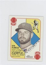2015 Topps Heritage '51 Mini Black Back Kevin Plawecki #20 0a1