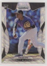 2019 Panini Prizm Tier III Blue Wave Prizm 16/60 Yency Almonte #274 0f6