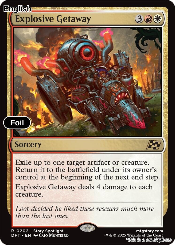 Explosive Getaway [PRE - 202]LPFoil