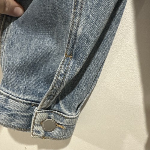 Commonry Light Blue Denim Jacket Silver Button Ladies Size 20 97% Cotton - Picture 8 of 13