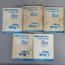 1990 Subaru Loyale Service Manual Vol. 1-6 Supplement Sedan Wagon Hatch Turbo 1990 Subaru Loyale Service Manual Vol. 1-6 Supplement Sedan Wagon Hatch Turbo