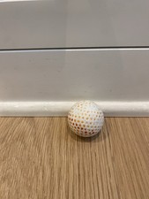 Very Vintage 1960s White, Orange & Yellow Dot...
