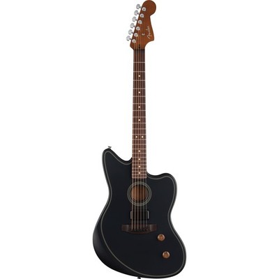 Fender Acoustasonic Standard Jazzmaster Black - Westerngitarre