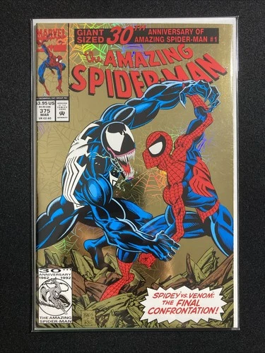 Amazing Spider-Man 375 NM Spider-Man Vs Venom 30th Anniversary