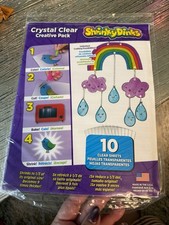 Shrinky Dinks Crystal Clear 10 Sheet Creative Pack TWO PACKS