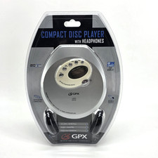 New GPX C3847 Portable CD Player Compact Disc CD-R CD-RW Stereo Headphones
