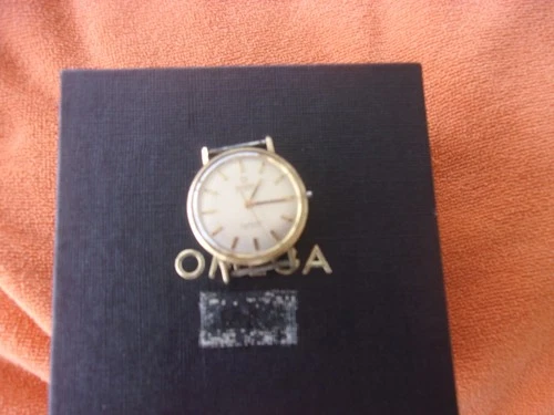 Omega Seamaster De Vill Gold FILLED Automatic vintage 1960s watch + Box RUNS