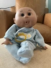 Vintage Uneeda Cabbage Patch Preemie Baby Doll Brown Eyes (1990) RARE! -READ-