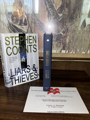 LIARS & THIEVES by Stephen Coonts BRAND NEW 2004 First Edition/First Printing K5