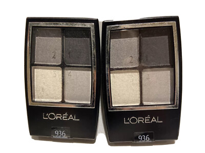 2 loreal wear infinite studio secrets eye shadow 936 blackened smokes 0.16oz