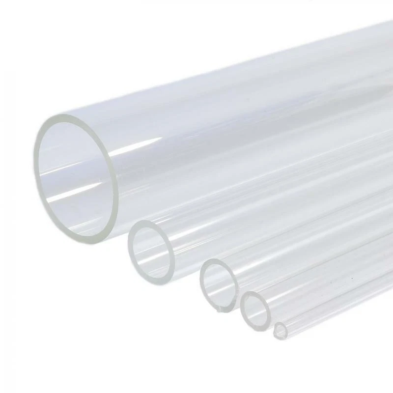 Plastique Acrylique perspex Transparent Tube Rigide Tuyau 30.5cm Longueurs  5mm À