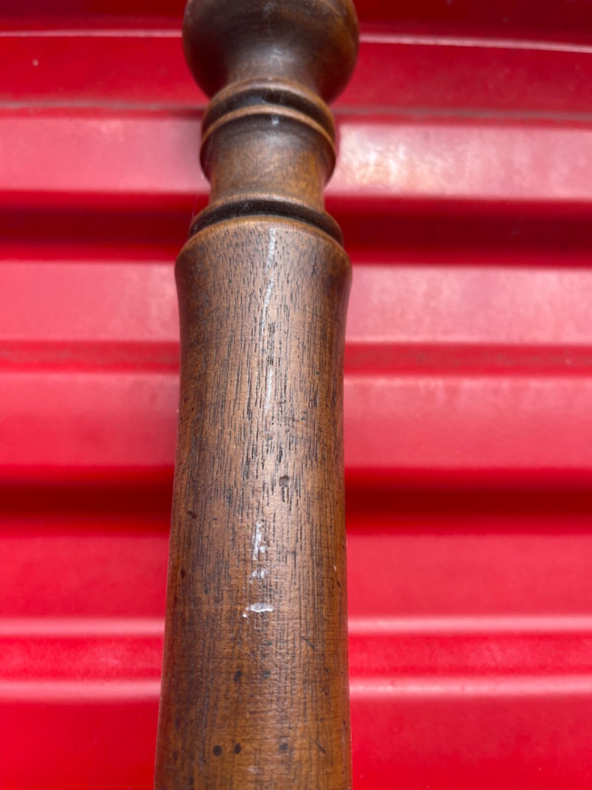 1970s Henredon Mahogany Asian Chinoiserie Style Faux Bamboo & Cane Queen Size
