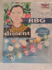 RBG Paint The Town by numbers Kit - New - Ruth Bader Ginsburg Dissent Supreme Ct