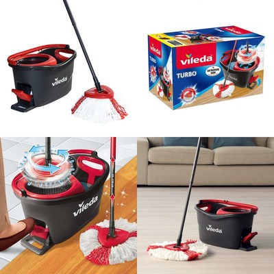turbo spin mop bucket set