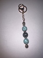 Handmade Beaded Keychain, Purse Charm, Zipper Pull