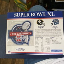 Super Bowl 40 40th Anniversary Patch