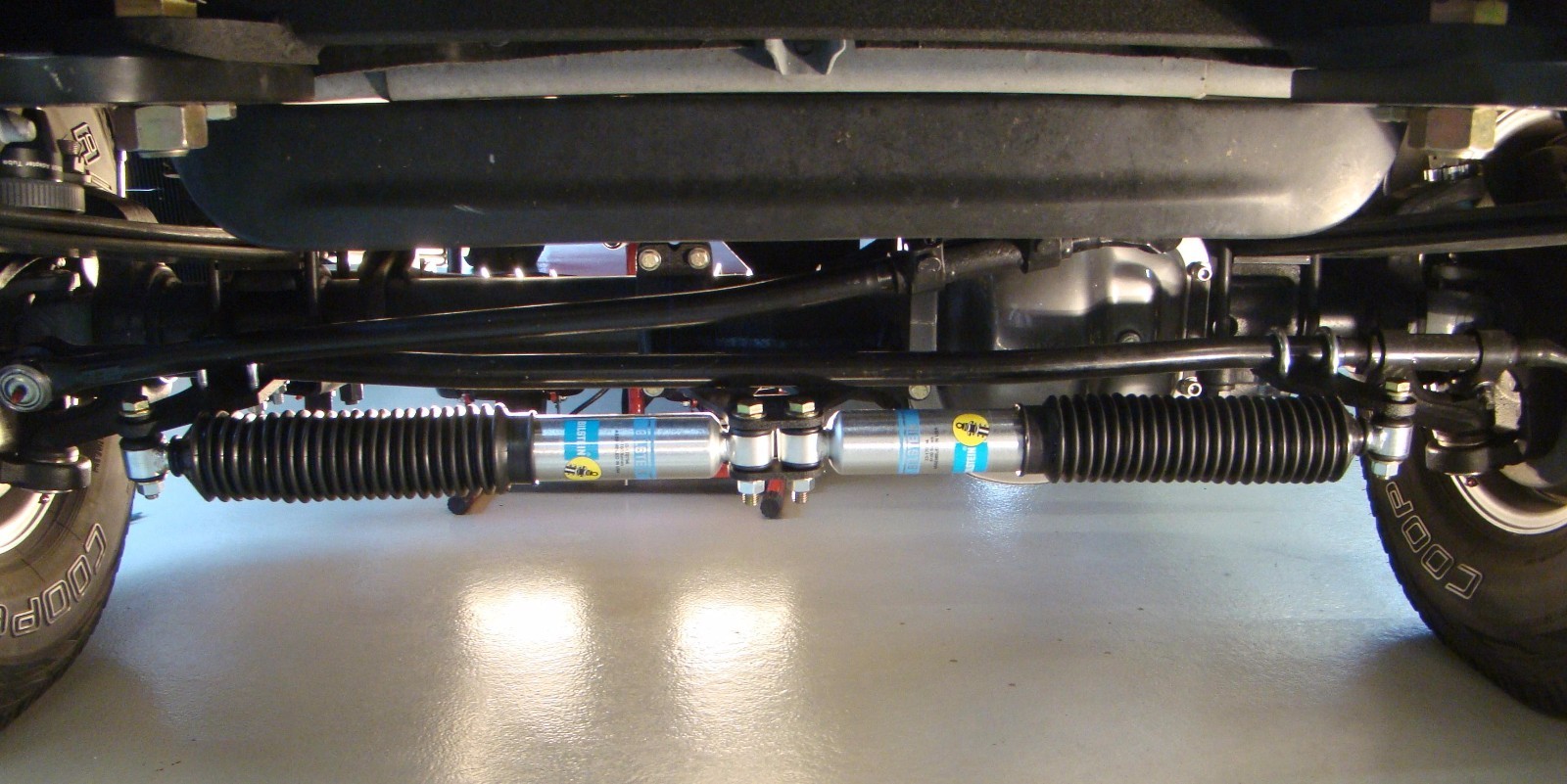 PMF 19921997 Ford F250/350 Dual Steering Stabilizer Kit w/ Bilstein