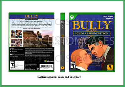 CUSTOM REPLACEMENT CASE NO DISC Bully XBOX Series X SEE DESCRIPTION
