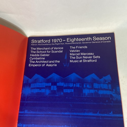 Vintage 1970 Stratford Festival Program 18th Season - Imagen 4 de 7