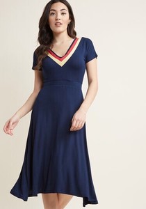 modcloth navy dress